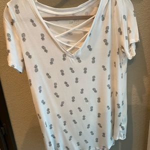 Zoe + Liv pineapples t-shirt.